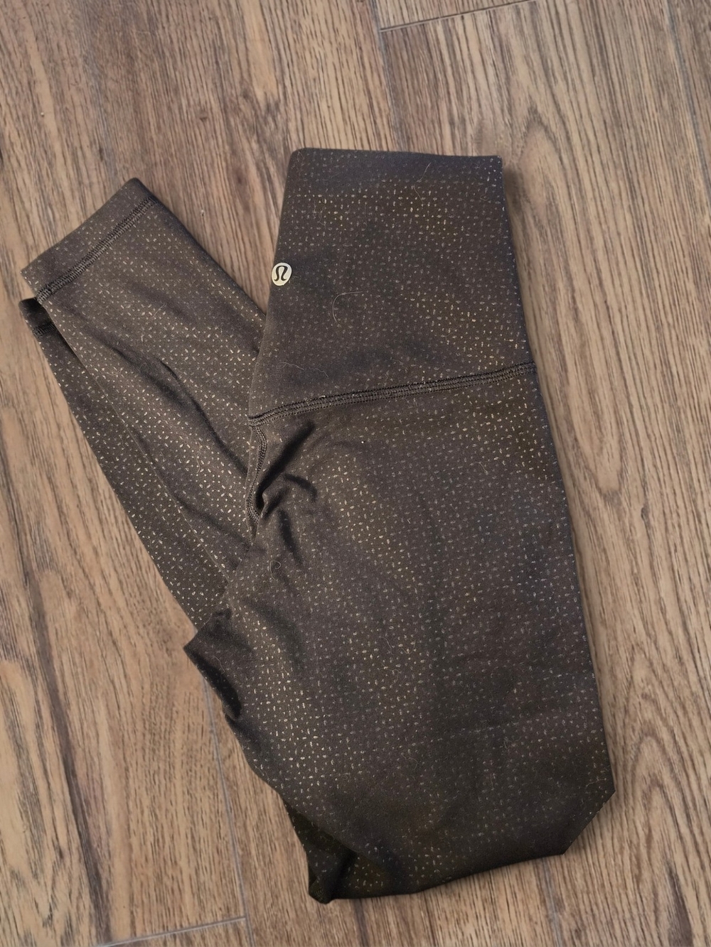 Lululemon Align High-Rise Pant 28" in Leopardo Shift Micro Emboss Black (Size 2)